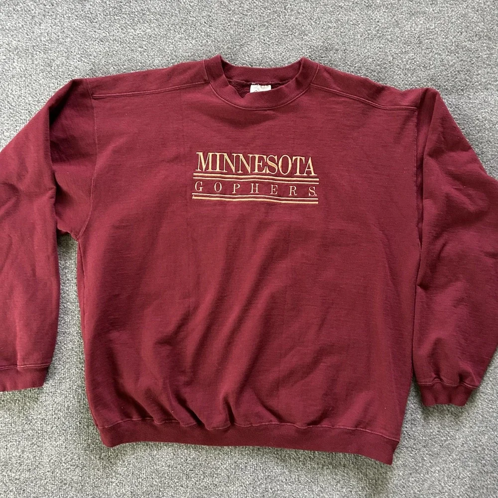Vintage Minnesota Golden Gophers Sweater Mens XL‎ NCAA College Crewneck 90s